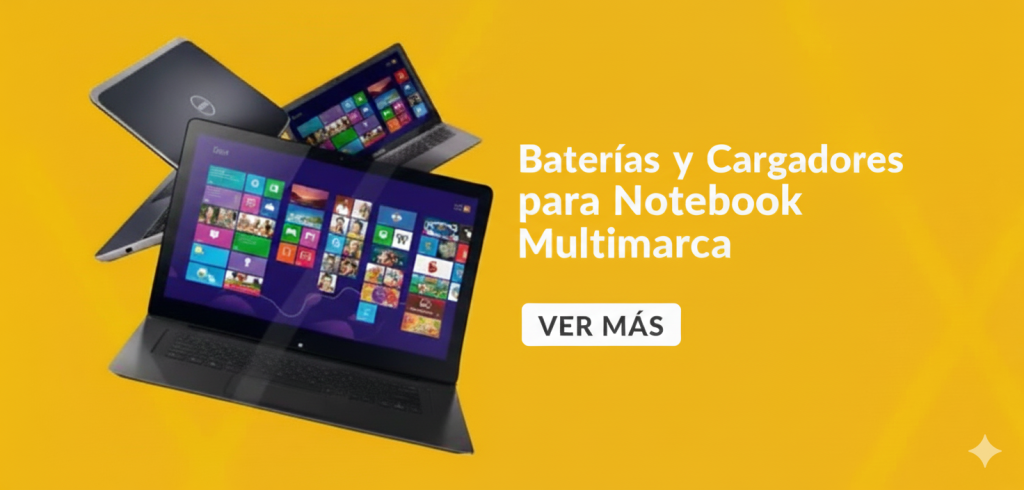 Baterías y cargadores para notebook