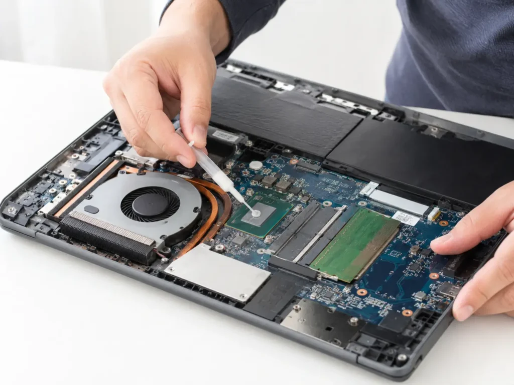 Cambio de Pasta Térmica para Notebook en Santiago | Limpieza Interna