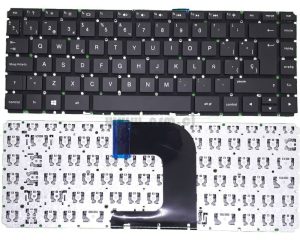 Teclado Español Negro HP Pavilion 14-ac 14-ac000 14-ac100 14-af 14-af 000 14-af 100 14g-ad 14q-aj 14-am 14-am000 14-am100 14-an 14-an000 14-an100 240 G4 245 G4 246 G4 240 G5 245 G5 246 G5 Series