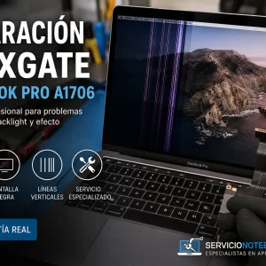 Reparación Flexgate MacBook Pro A1706 | Servicio Apple Chile