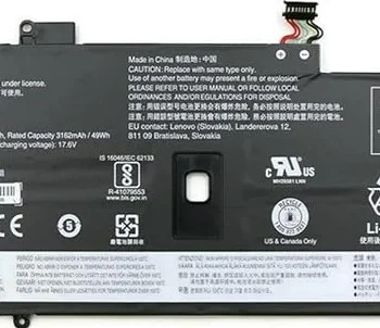 Etiqueta de batería Lenovo L18L4P71 número de parte 02DL004