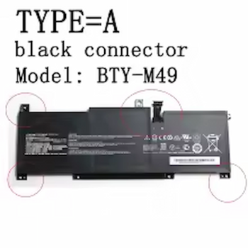 Batería original MSI BTY-M493 de 39,3 Wh para Modern 14